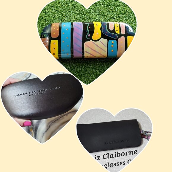 Set of 3 Classic Eyeglass/Sunglass Cases - Picture 1 of 11